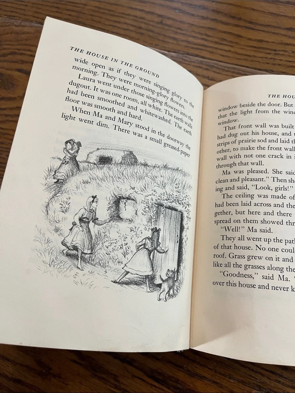 Vintage On the Banks of Plum Creek - Illustrated Hardcover